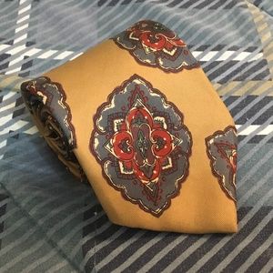 Dimitri Tan 100% silk tie